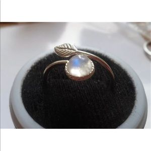 Silver Journey Moonstone Ring